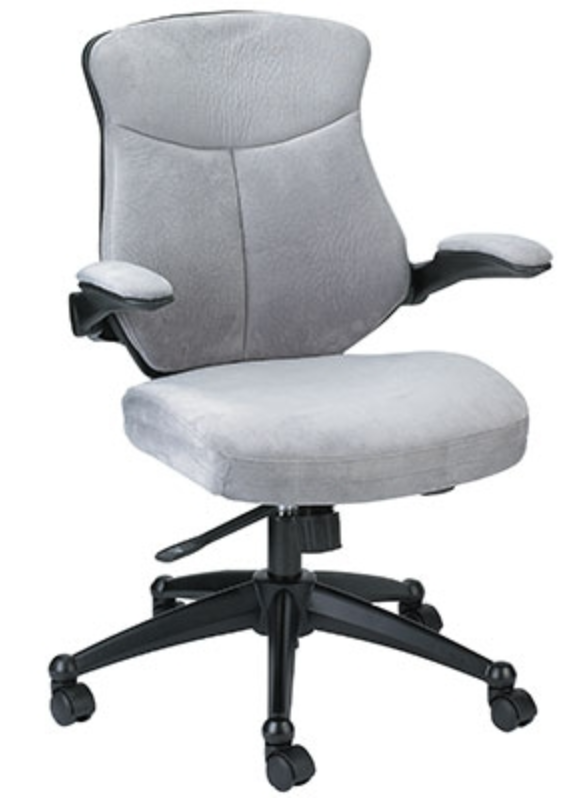 Gray Microsuede Chair by Eurotech Gray Microsuede Chair by Eurotech