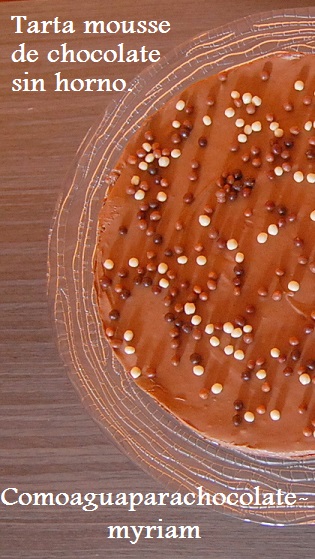 Tarta Mousse De Chocolate Sin Horno.
