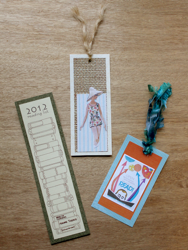 handmade hezzahvife DIY Bookmarks