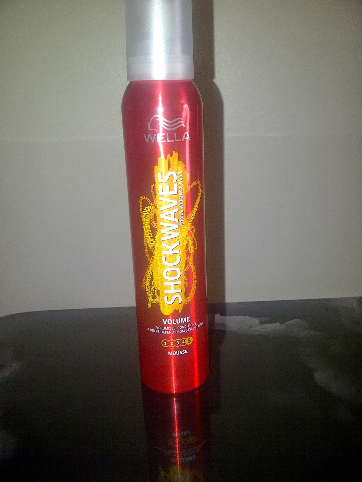 Sophia's Product Reviews Wella Shockwaves Volume Mousse Number 5