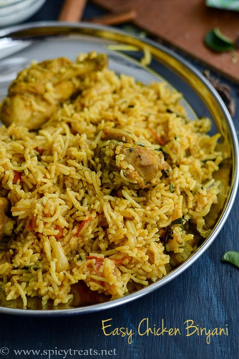 Pressure Cooker Chicken Biryani