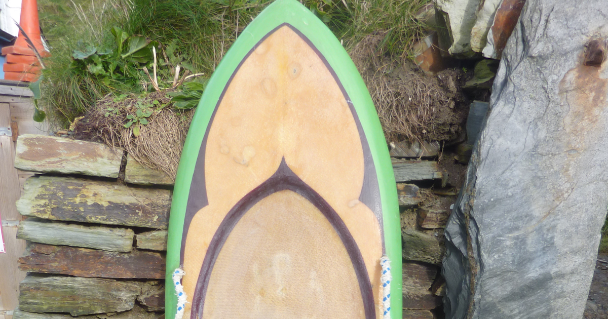 vintage surfboard collector UK British kneeboard