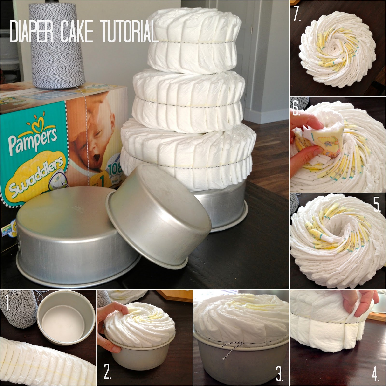 How to Make a Diaper Cake: A Complete Tutorial