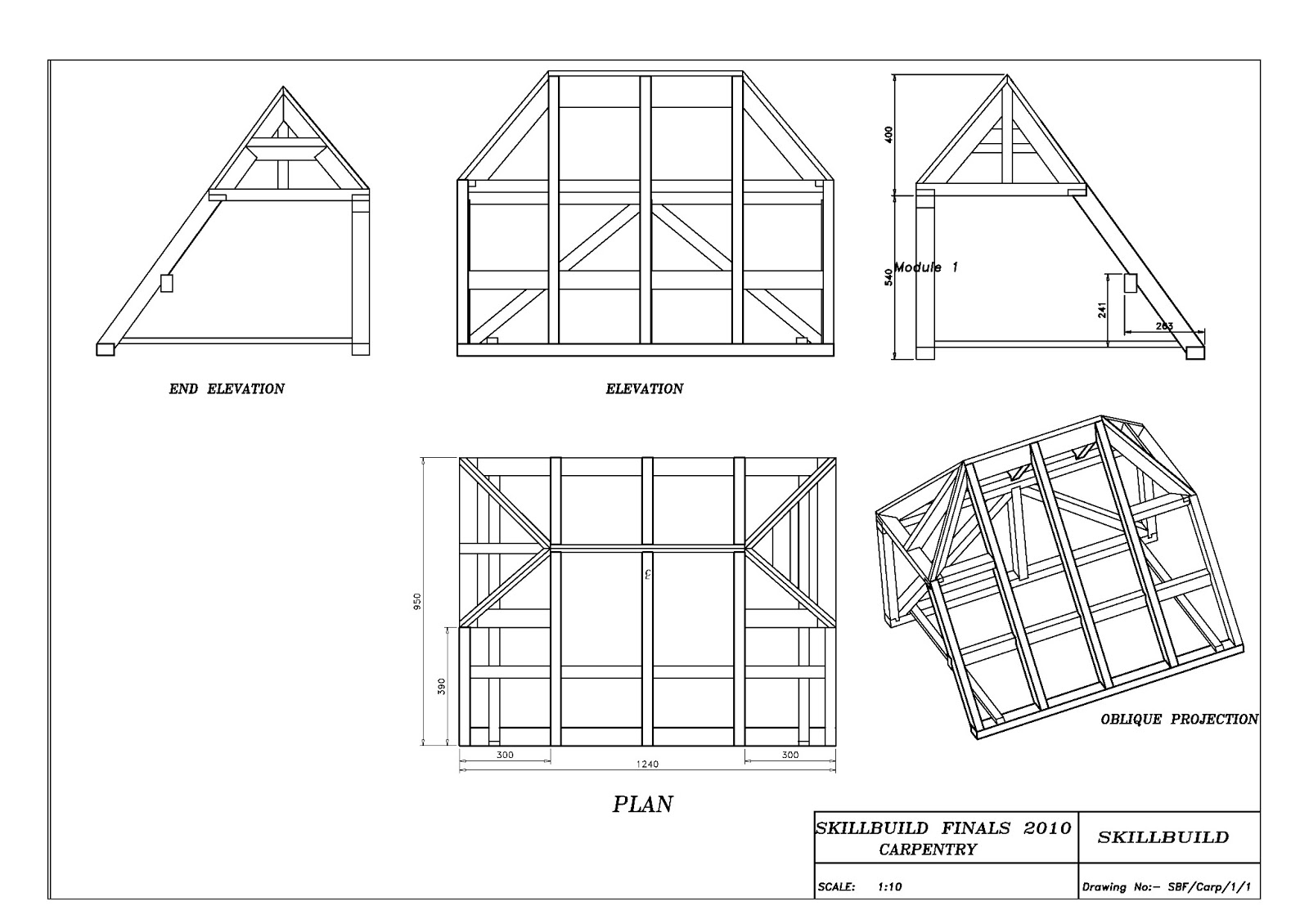 Roof Framing Geometry World Skills International Competition Roof
