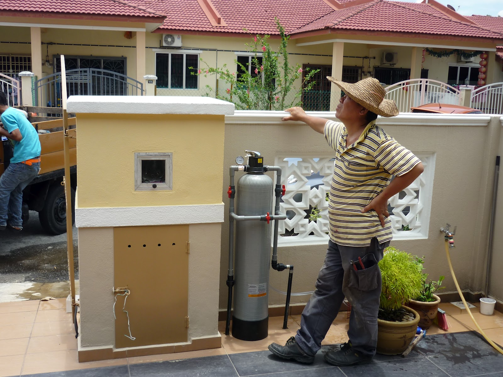 david 3816 Outdoor water filter