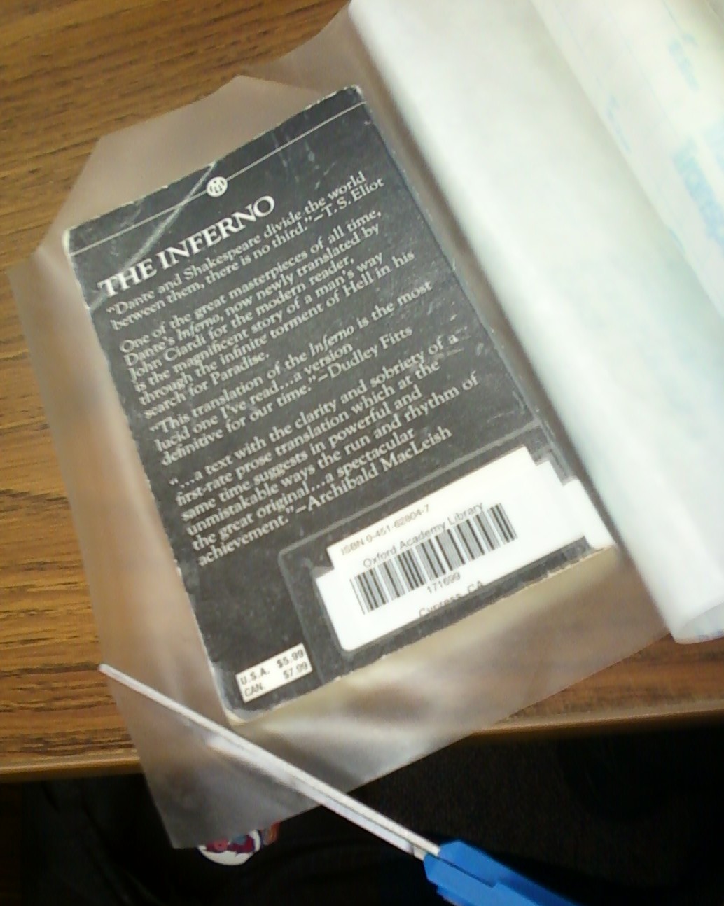 Smells Like Library BOOK PROCESSING Covering Paperbacks With Contact Paper