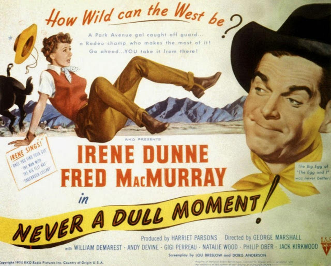 NEVER A DULL MOMENT (1950) WEB SITE