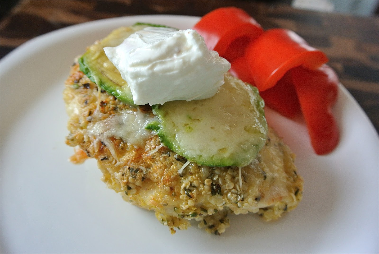 HempCrusted Avocado Chicken