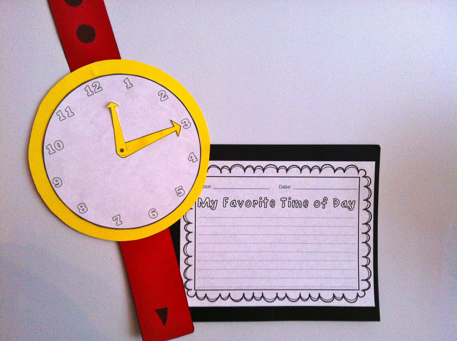 It's TIME for another Post! Today in Second Grade