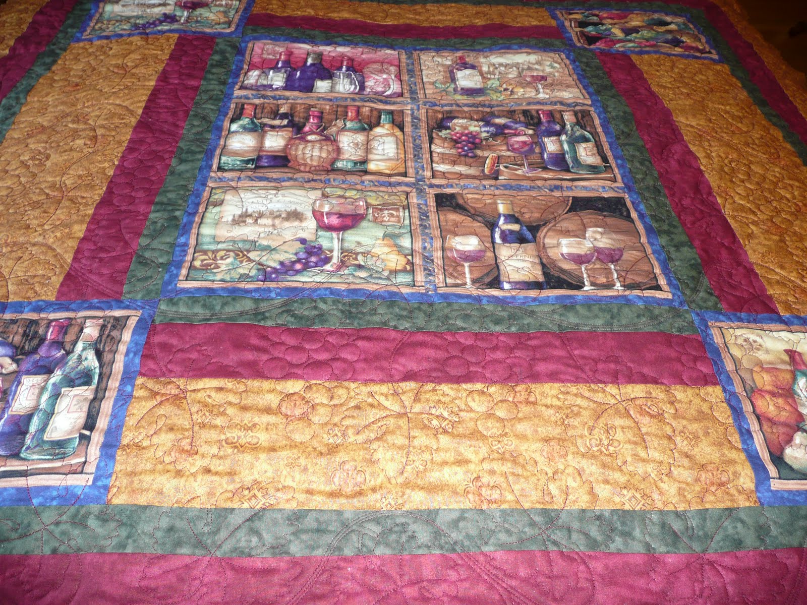 Acorn Ridge Quilting Pat's Wine Country Quilt