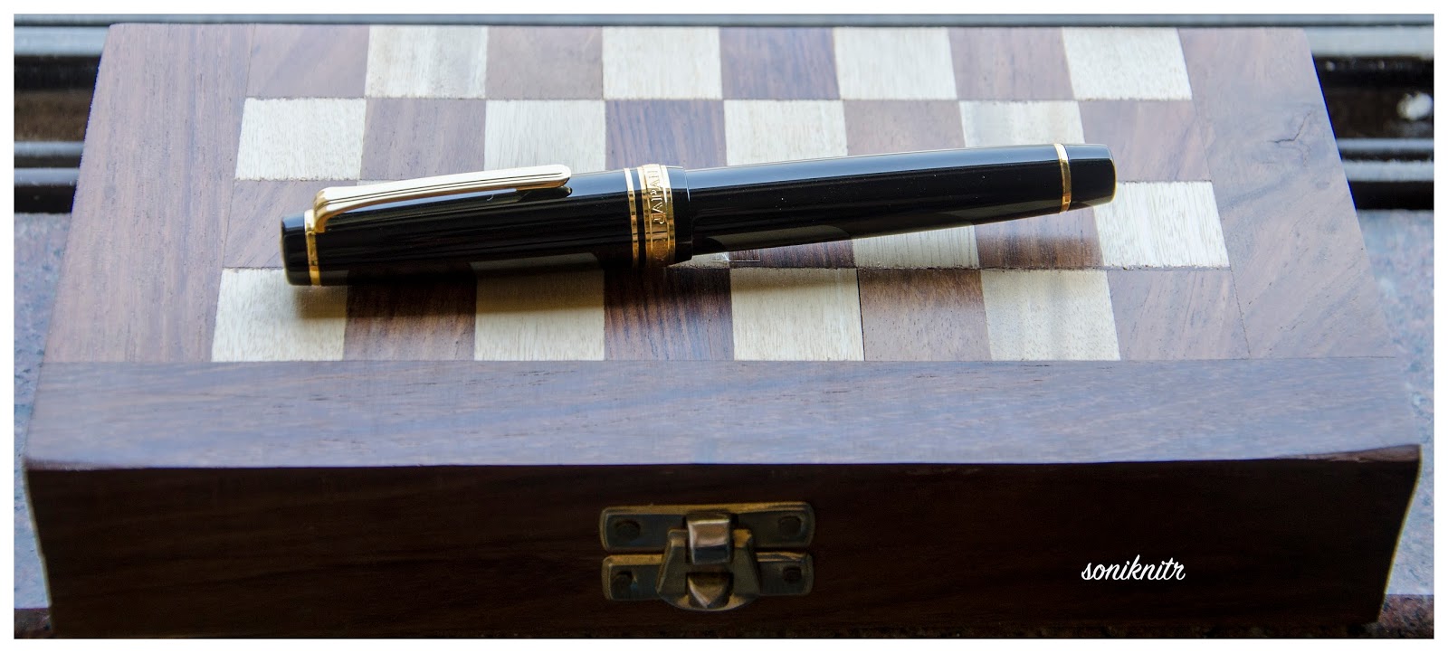 Brown Füllfederhalter Gold Luxus Feder Füller Pen Nizza Neu
