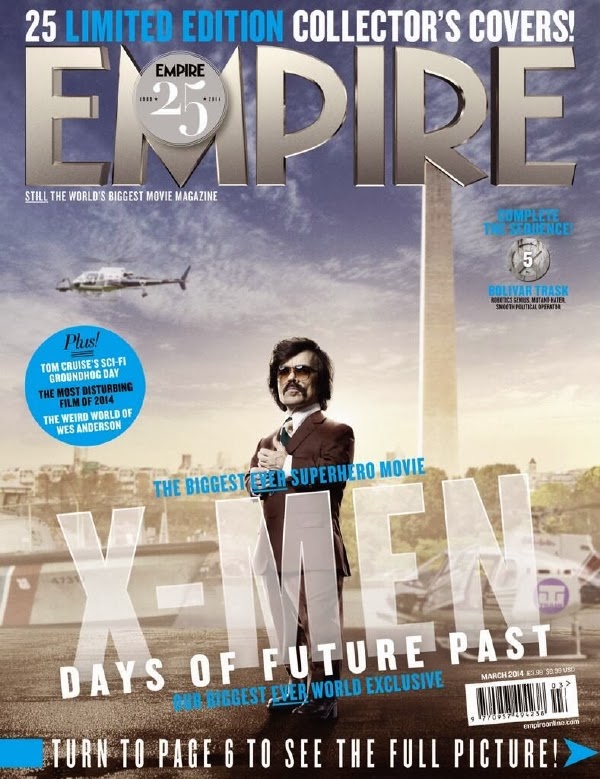 Empire covers X-Men: Days of Future Past: TRask