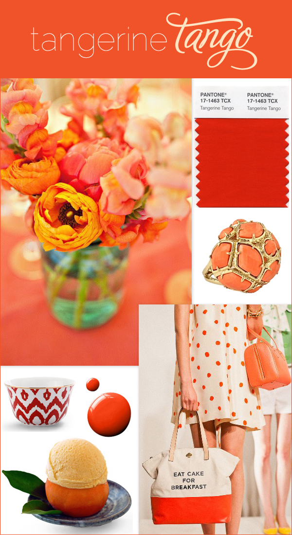 Celebrations by Amy Bacon Tangerine Tango is the Color of the Year