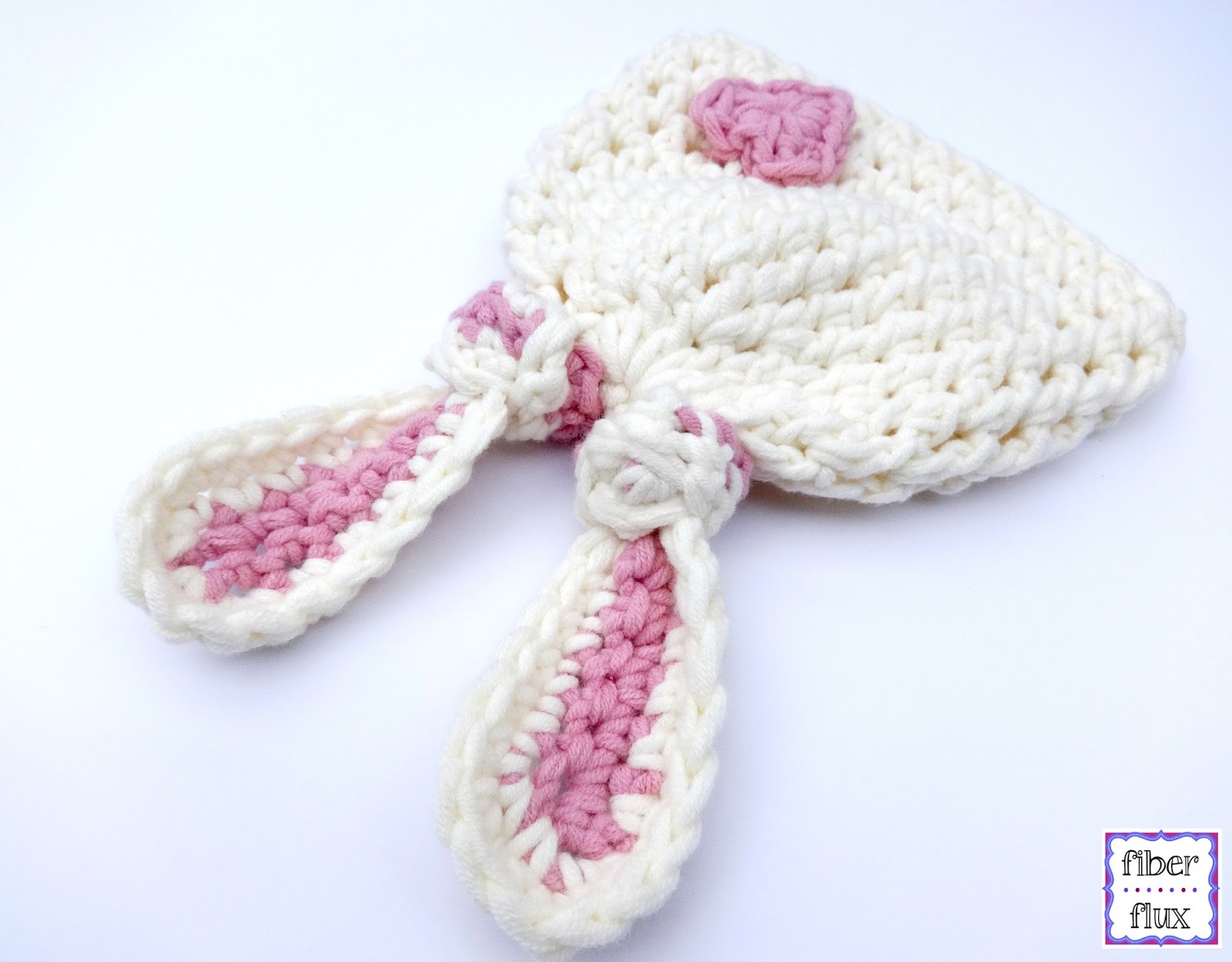 Fiber Flux: Free Crochet Pattern...Newborn Bunny Knot Hat!