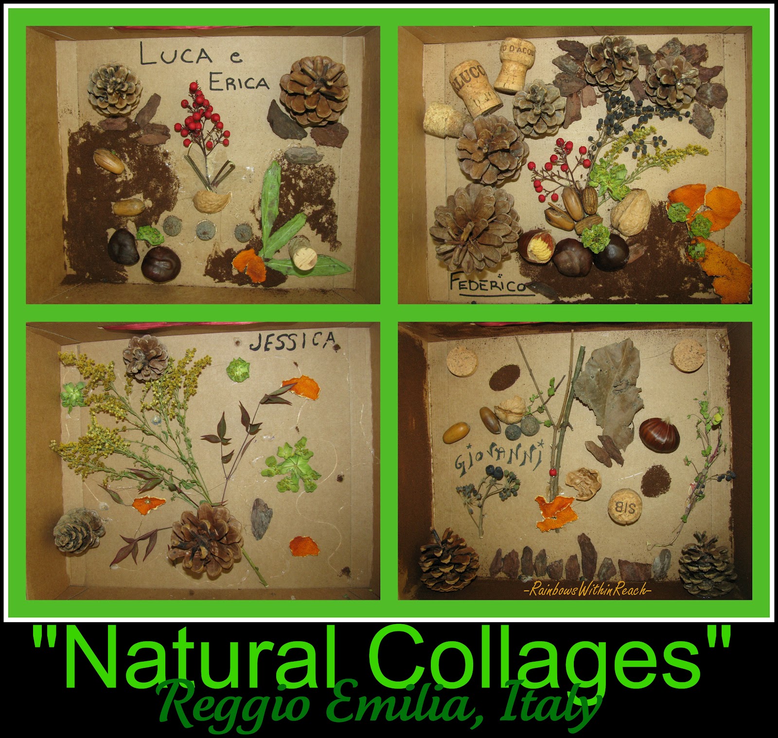 RainbowsWithinReach Earth Day Collage Collaboration