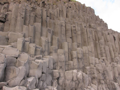 Basalt columns in Reynirsfjara beach, Iceland