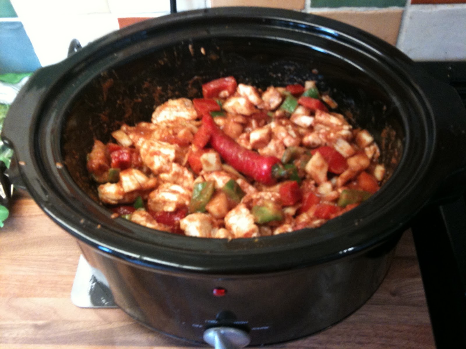JustAnnieQPR Slowcooker Cooking Easy Chicken Jalfrezi