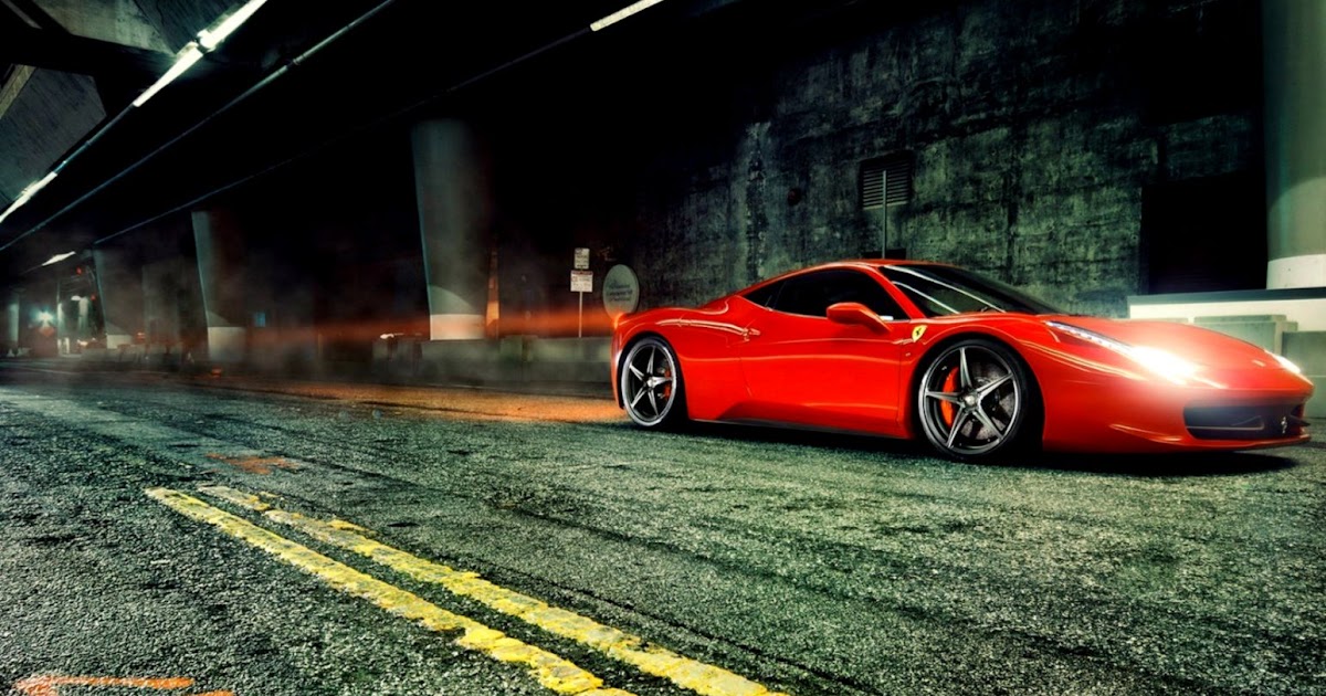Ferrari Red Car Tuning Hd Wallpaper All Wallpapers Desktop
