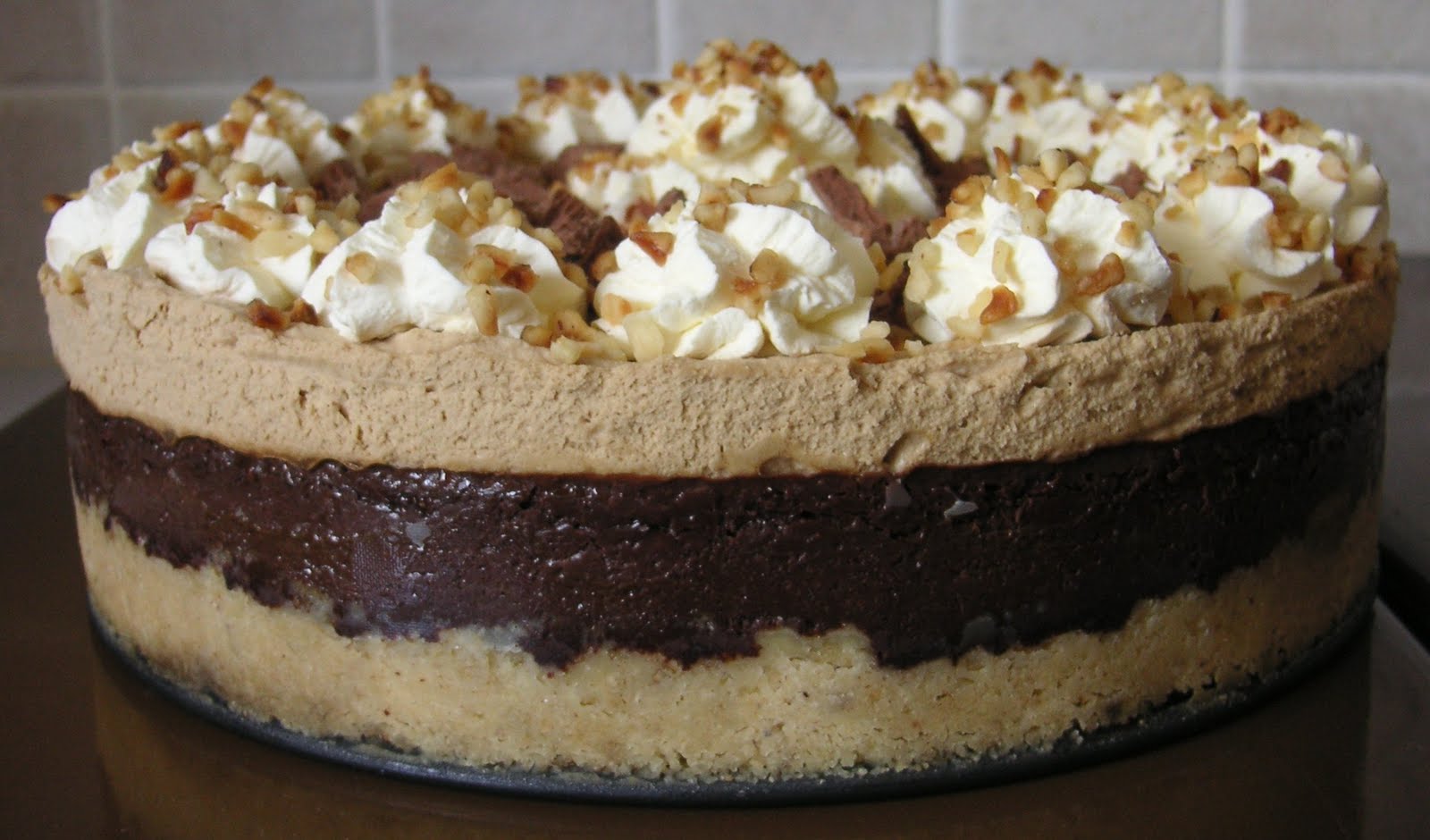 The Caked Crusader Mocha (chocolate coffee) torte