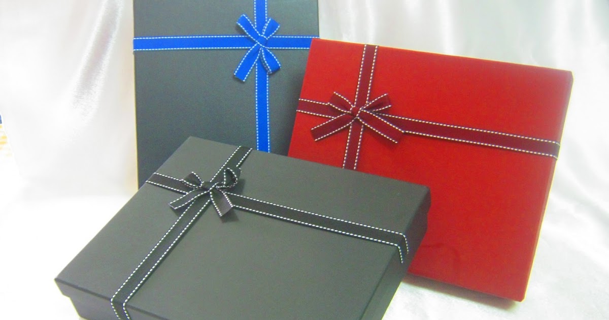 Singapore Gift Boxes Rectangle boxes with needled ribbon...