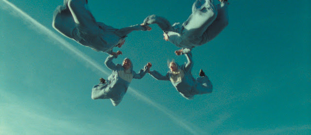 Skydiving nuns in Mister Lonely