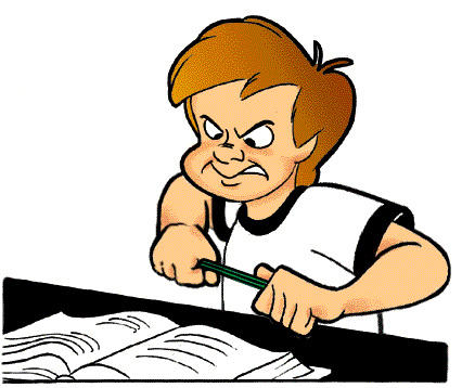 Anime homework gif image