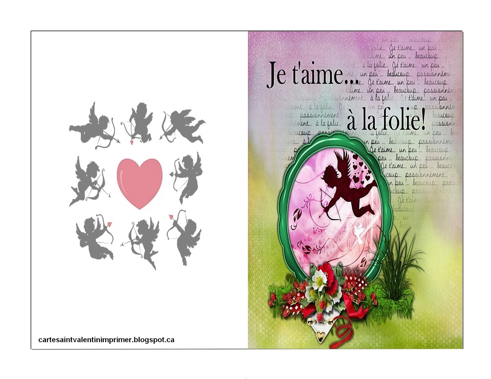 carte saint valentin