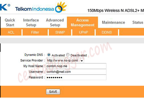 setting ddns modem setting-ddns-modem