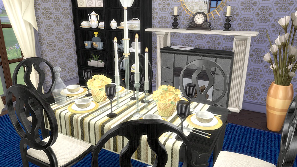 Corporation "SimsStroy" The Sims 4. Dining room sets "Festive reception"