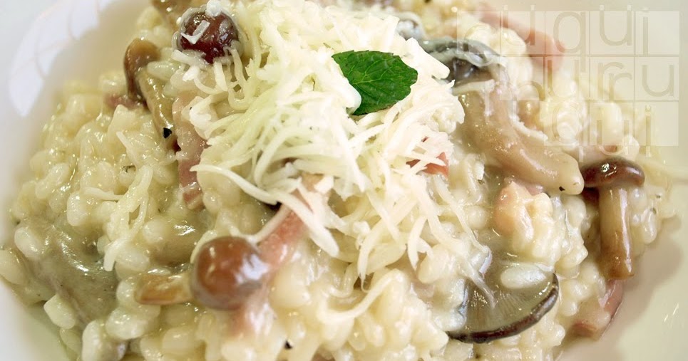 La Cocina de Cuquimurruqui Risotto de Setas y Bacon