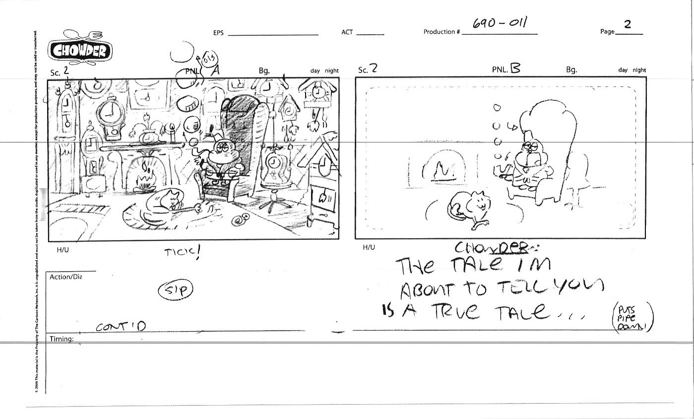 Brett Varon Director, Storyboard Artist and Writer Here's a CHOWDER