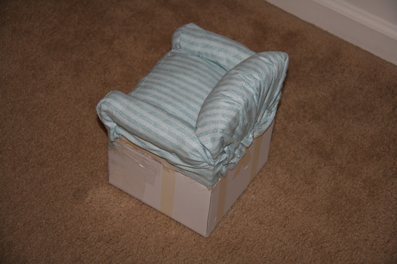 The craft at hand DIY Arm chair for American Girl doll.