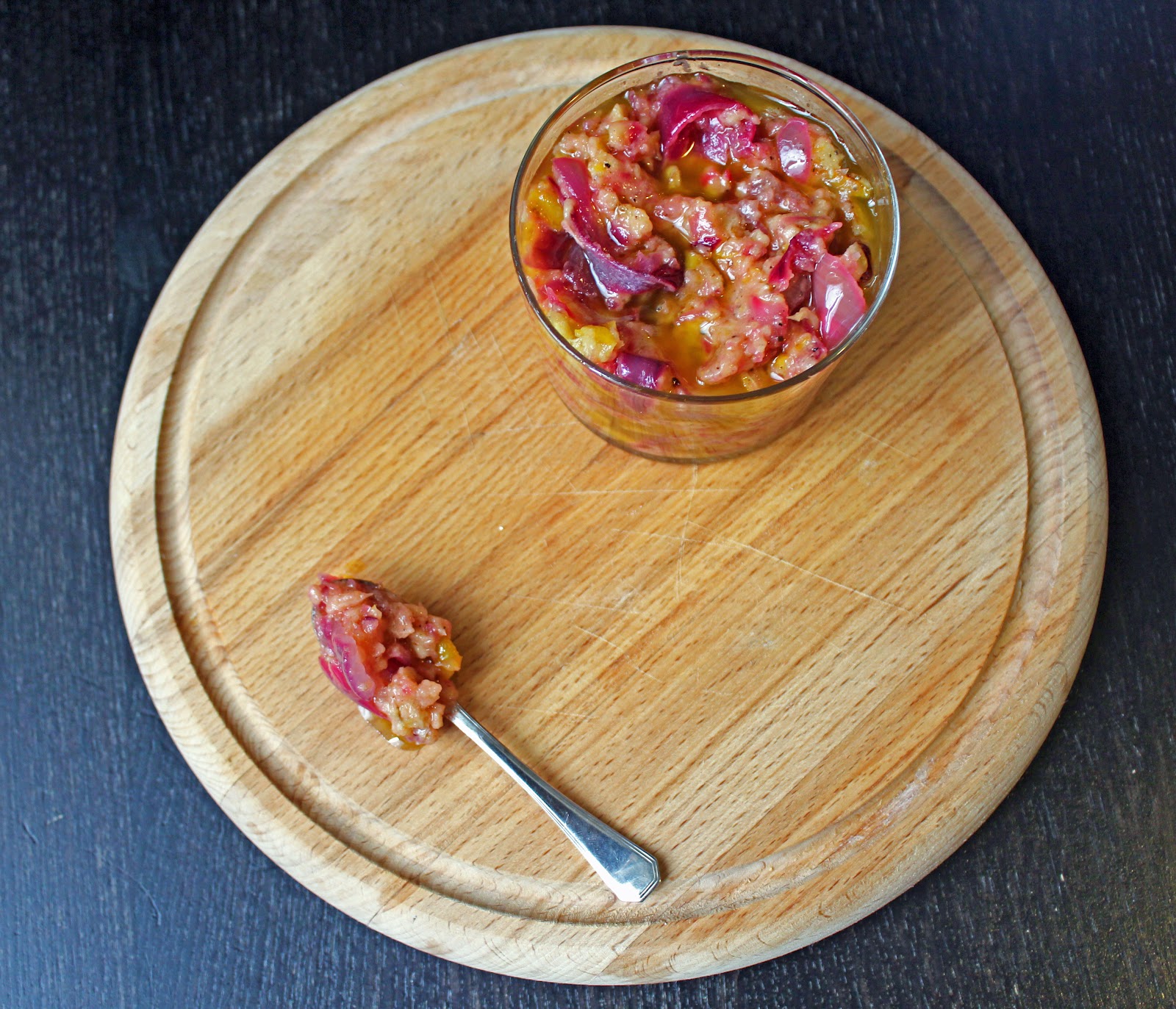 Nuts about food Roasted lemon and red onion chutney