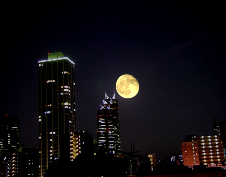 Night Photography Moon Over City Digital Photography Secrets Night Photography Moon Over City Digital Photography Secrets