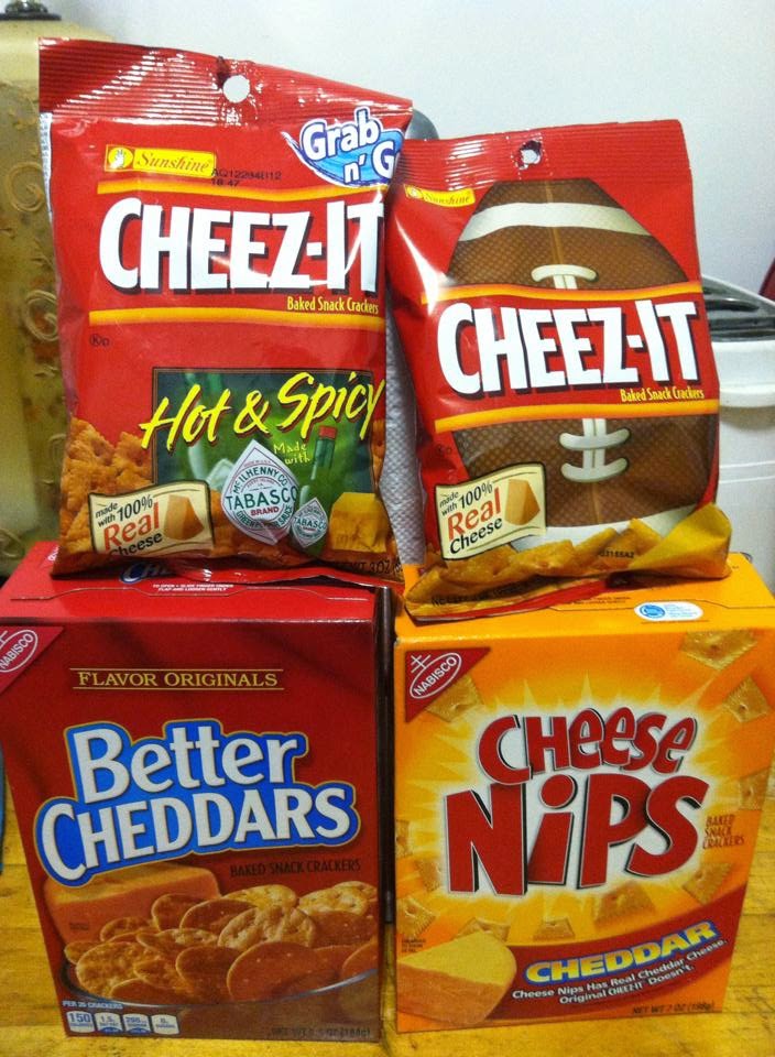DONT THE GRAVY NIP IT IN THE CHEDDAR BUD CHEEZIT vs