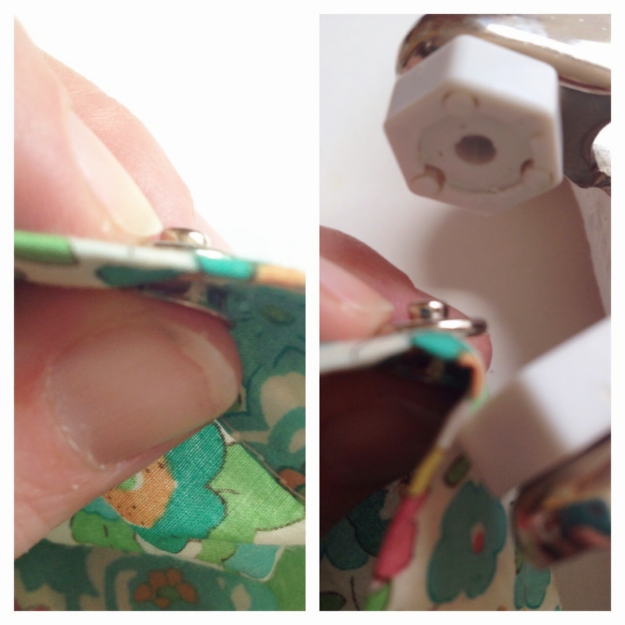 verykerryberry Tutorial Adding Snaps/Poppers using Prym Pliers