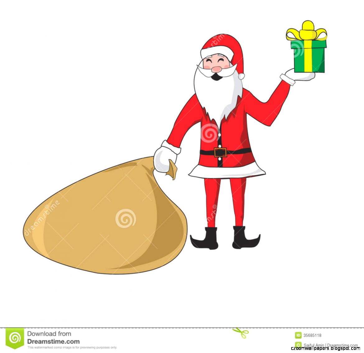Santa Clause Bringing Gifts Santa Clause Bringing Gifts