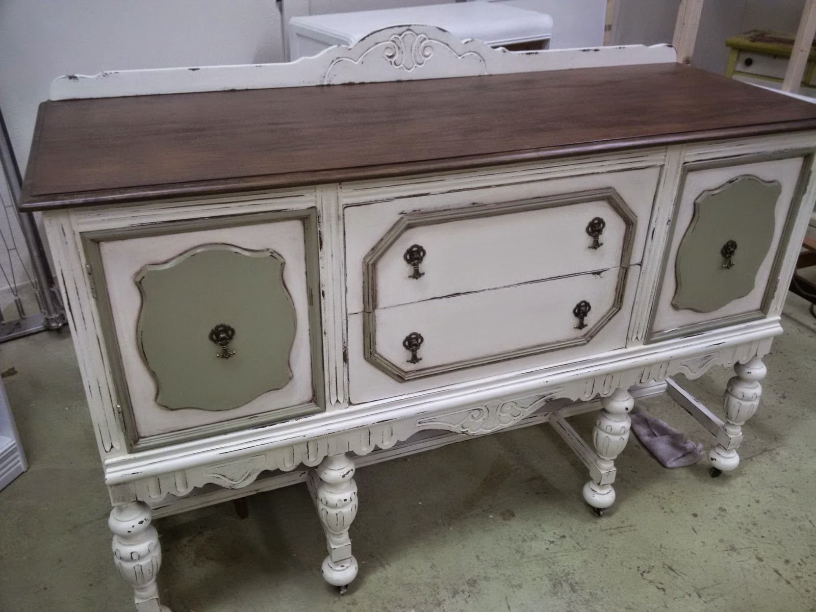 Crafty in Canada Vintage Sideboard