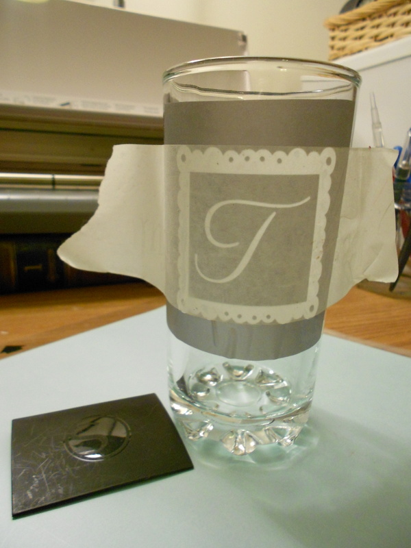tumblers podge mod personalized glass coasters personalize monogram
