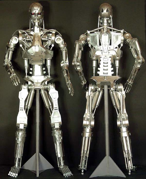Terminator T800 Endoskeleton Papercraft