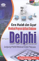 AJIBAYUSTORE  Judul Buku : Cara Mudah dan Cepat Membuat Program Aplikasi Database dengan Delphi – Langsung Praktek Membuat Sistem Penjualan Disertai CD Pengarang : Wawan Kusdiawan, Mkom Penerbit : Gava Media