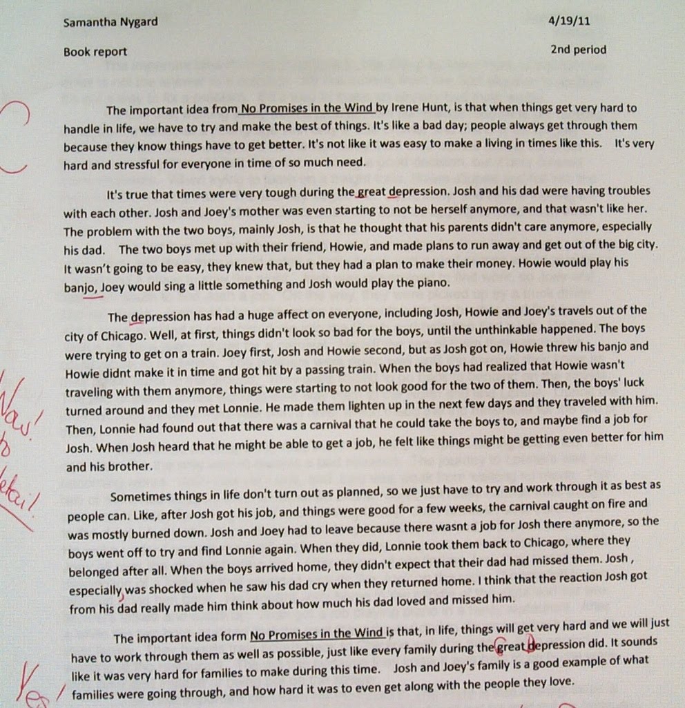 Depression era essays