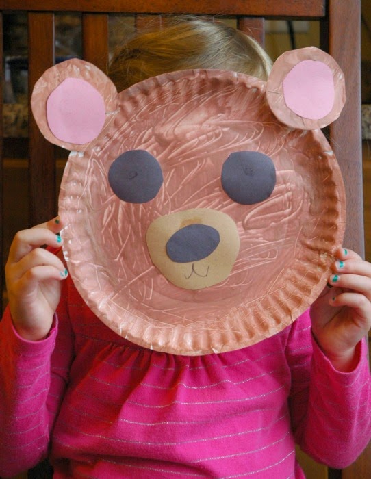Fuzzy Brown Bear Craft | What Can We Do With Paper And Glue