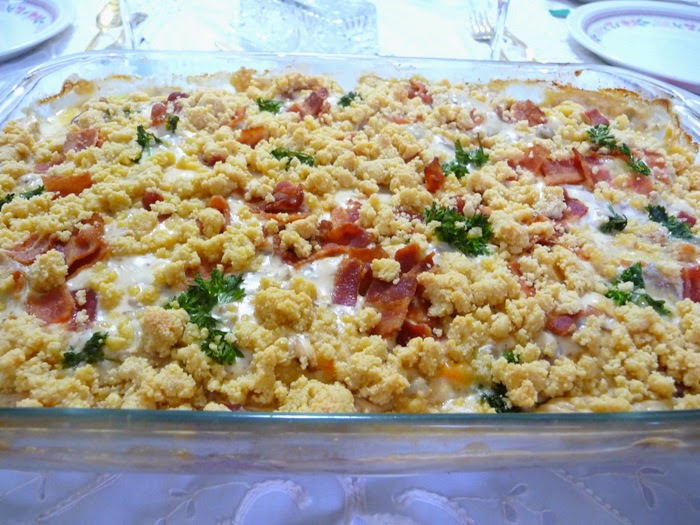 SPLENDID LOWCARBING BY JENNIFER ELOFF MUENSTER CHEESE CHICKEN SAUSAGE BAKE