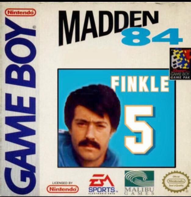 finkle 5, Gameboy, Madden 84