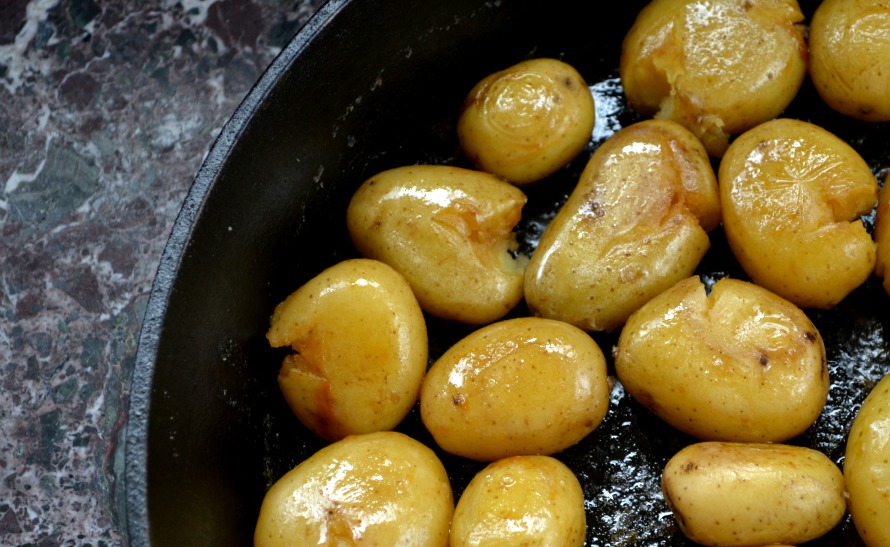 A Cook and Her Books Potatoes fondantes, French for best potato dish ever