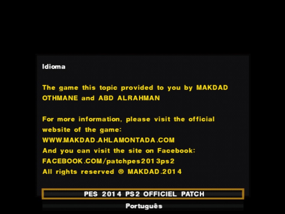 patch pes 2014 ps2 official date de sortie 06/12/2013 Pcsx2-r4600+2013-11-21+05-45-38-28