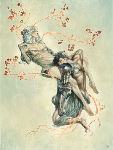 Jean-Sebastien Rossbach ilustrações de fantasia e sensuais