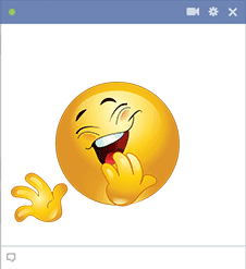 So funny - Facebook emoticon