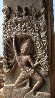 Ravana lifting Kailasa